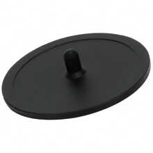 Filtro ciego, disco de goma de goma de goma para amantes del café para amigos - Negro - Ver 10