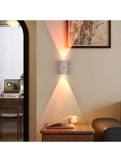 Motion Sensor LED Wand Verlichting Remote Control, RGB Dimmable, Slimme Night Function, Corridor, Bedroom, Living Room, Closet Easy Installation, Entryway, Bedside, Bureau Lighting Moderne Lamp view 5