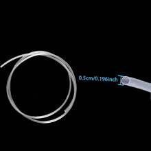 热缩保护管，透明保护管，带可调节圆形保护套，用于项链扣，保护刮伤衣服和头发，适用于开口戒指、鞋带、细手链，保护