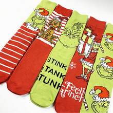 Christmas Creative Socks, Cartoon In-Stock Knitted Socks, Unisex Couple Socks