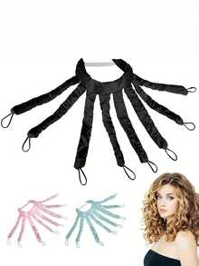 1pc No-Heat Hair Curler, Headband, Soft No-Heat Hair Curler, Heatless Hair Curler For Overnight DIY Hairstyle Tool - Multicolor - View 2