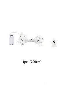 3pcs/1pc-Halloween String Lights 3 Packs, Pumpkin Ghost Bat Lights, Battery Operated, LED, Halloween Decorations For Home Decoration, Indoor And Outdoor Party Festivals, ... - Multicolor - View 17