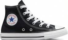 Converse 男孩 Chuck Taylor All Star Core Hi（小童）運動鞋，黑色 - 黑色 - 查看 1