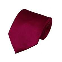 New Hot ! Solid Color Plain Classic Necktie Men's Tie,ZXCFTE - 57-覆盆子 - 查看 2
