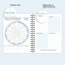 iscool 2026 Agenda Weekly Planner Hardcover Solid Colors - 查看 4