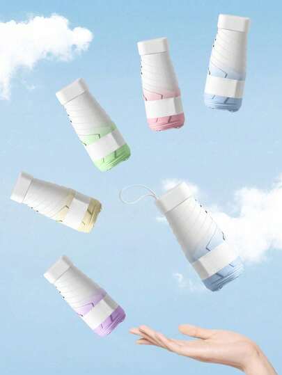 Small Folding Umbrella, Mini Pocket Waterproof Portable Travel Umbrella,Sun Umbrella Female Sunscreen UV Protection Sun And Rain Umbrella Two-In-One Mini Five-Fold Ultra-Light And Compact Portable,Mini Travel Umbrella, Small And Compact Portable Umbrella For Sunny And Rainy Days, Windproof Sunshade, 99% UV Protection, Suitable For Women And Men