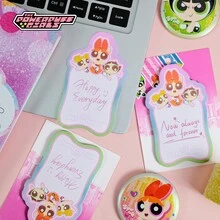 THE POWERPUFF GIRLS 1 Set Sticky Notes & Sticker Set – Fun, Colorful Notepads Featuring Bubbles, Blossom & Buttercup, Perfect For School, Office, Journals, DIY Projects, Gifts For Teens & Fans Of The Show - Multicolor - View 4