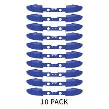 DATA FROG 10 件 LB RB 保险杠按钮替换件适用于 X-Box One S 控制器黑色肩部扳机维修零件