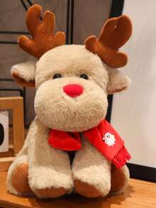 Santa Plush Stuffed Claus In Tree Pillow For Kids Toy And Christmas Tree Plush Pillow Decor The Elk Plush Doll Toys - Cozy Holiday Plushie For Toddlers