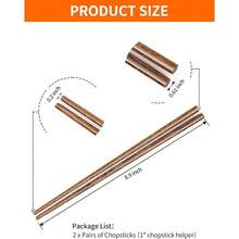 Ayudante de palillos, palillos de entrenamiento para adultos, principiantes, entrenadores o aprendices - diestros o zurdos - inicial - Ver 7