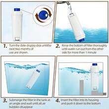 NEXBOR STREAM Filtro de máquina de café, 3 unidades de filtro de agua de repuesto, filtro de agua compatible con DeLonghi ECAM, ETAM, ESAM, EC y series BCO, filtro de agua para jarra y dispensador de agua, DeLonghi DLSC002, DLS C002 ECAM ESAM ETAM BCO EC EC680 EC800