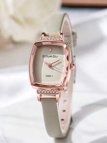 时尚女士优质酒桶形优雅高品质女士石英表 - 均碼 - 查看 5