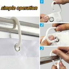 1Pc 71x71 Inches, 12 Hooks Included, Decorated Horse In Forest Shower Curtain - Magical And Floral Animal Art Print, Polyester Fabric, Perfect For Horse Lovers And Those Who Want A Enchanting Bathroom Decor | Enchanting, Floral | Polyester Curtain, Shower Curtains For Bathroom, Bathroom Decor | Magical, Animal - Themed Style - Màu tím 1216 - Xem 9