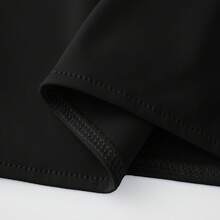 Women's Fashion Mini Skirts Solid Color Low Waist Short Skirts Summer Casual Bodycon Skirts Streetwear - 黑色 - 查看 8