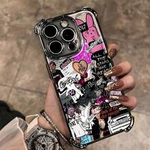 Funda de Teléfono Diseño Hell Boy del Rapper  - Adecuada para iPhone 16, 15, 14, 13, 12, 11 Pro Max, X, XR, XS Max, 8, 7 Plus - Funda Transparente Suave a Prueba de Golpes - Mezcla de colores - Ver 2
