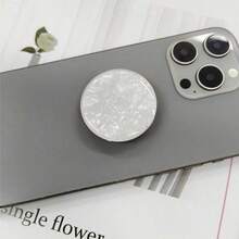 1pc Shell Shaped Phone Holder With Extendable Stand, Air Cushion Stand, Finger Grip, Compatible With IOS And Android Phones, Birthday Gift For Family And Friends, Sliding Phone Stand, Phone Accessory - Multicolor - View 9