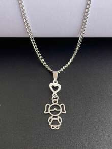 Women Pendant Necklaces - 1 Girl Daughter - View 2