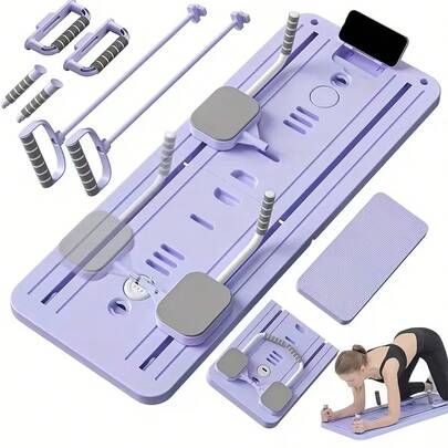 8-In-1 Multifunctional Fitness Board Pilates Slide Board Abdominal Strength Gym