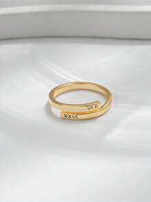 1 Stück individuell anpassbarer offener Namensring für Frauen, kann mit zwei Namen oder Text graviert werden, verstellbarer Ring, Edelstahlring, individuell anpassbare Artikel, individueller Namensring, gravierter Ring, Muttertagsgeschenk, einfaches, elegantes Schmuckgeschenk für sie, Ehefrau, Freundin, Geburtstagsgeschenk, Halloween-Geschenk, Weihnachtsgeschenk, Jahrestags-Geschenk, personalisiertes Geschenk, geeignet für besondere Feiertagsgeschenke - Verschiedenfarbig - Übersicht 5