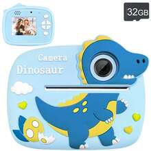 Kids Camera Camera, Kids Toy, Front & Rear Dual CamerasCapture Fun In An Instant! Portable & Kid Friendly Ultra HD 1080 Video 2.4-Inch Screen Children's Camera With Printing Paper, Children's Digital Camera 3-12 Year Old Children's Christmas And Halloween Gifts, Toy Camera[Three Options To Choose From:Single Machines, Single Machines+32GB Card Sets And Single Machines+32GB Card +5 Rolls Paper Sets] - XX-multicolor - View 23