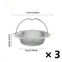 Sink Drain Basket Stainless Steel Sink Strainer For Most Kitchen,Kitchen Sink Strainer,Sink Strainers With Large Wide Rim For Kitchen Sinks,For Kitchen Sink/Bathroom Bathtub Wash Basin Floor Drain Balcony Drain Hole.It's The Perfect Choice For Christmas And Halloween Parties And Gatherings.