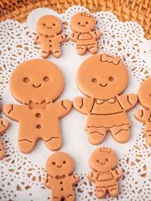 Moule à biscuits en pain d'épices de Noël en forme d'homme. Moule d'embossage pour famille, fille, garçon. Outils de découpe de biscuits, ustensiles de décoration de gâteaux