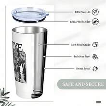 40oz/20oz KATSEYE Anime Becher - handgezeichneter KPOP Stil Cartoon Charakter, Edelstahl isolierter Becher mit Griff & Strohhalm, auslaufsicherer Deckel für heiße/kalte Getränke (Kaffee/Milchtee/Smoothies), robustes Design für Büro/Reisen, perfektes Geschenk für KPOP Fans!