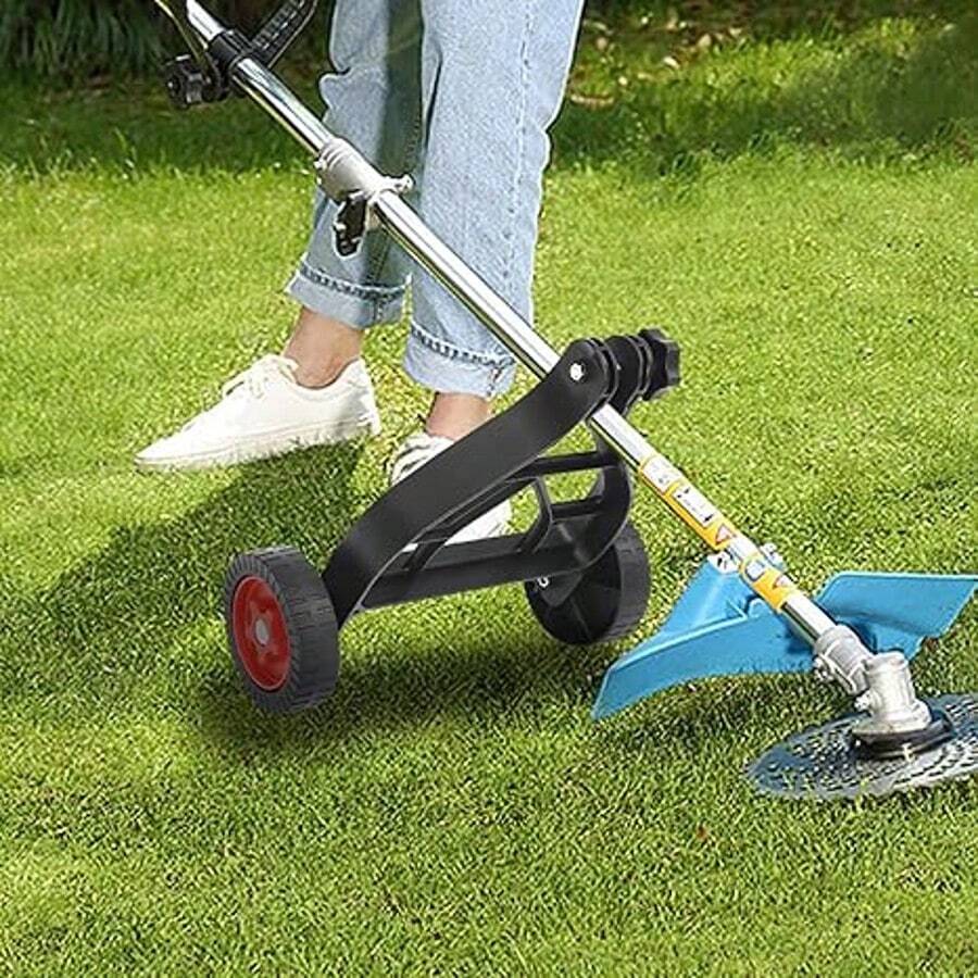 Walk Behind String Trimmer,Support Wheels For Trimmer Adjustable Lawn ...
