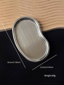 Stainless Steel Nail Care Organizer Tray, Makeup Tools Accessories Storage Box - Multicolor - View 7