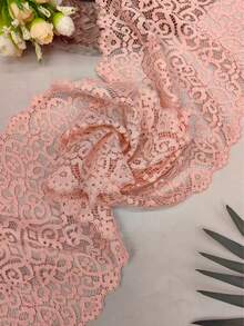 90cm/1 Stück weiches elastisches Spitzenband, hautfreundlich & atmungsaktiv, geeignet für Bekleidung, Ausschnitte, Manschetten, Rocksäume, Unterwäsche, Westen, Hochzeitskleider, Röcke, Schuhe, Hüte, Bettwäsche, Dekorationen, Heimtextilien, Haaraccessoires, Schmuck, Handschuhe, Vorhänge, Spielzeug, Blumenverpackung und Basteleien