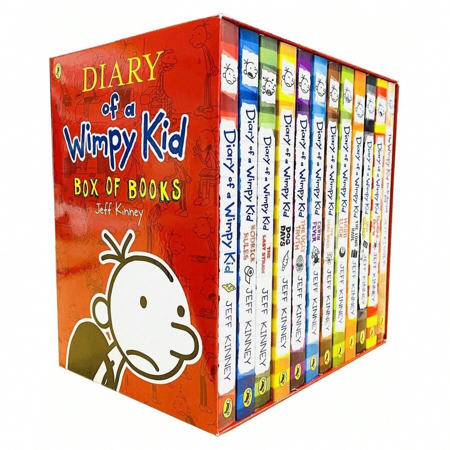 12 X Diary Of A Wimpy Kid By Jeff Kinney - 12 Books Collection Set - Sets - View 1