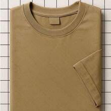 Camiseta Masculina - Estampa Hang Colorido - Blusa - Verão Praia - Camisa Lançamento - Algodão Premium - Bege - Visão 4