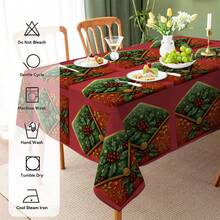 1 buc/10 buc Plic de Crăciun cu Fructe de pădure Roșii, Decor de Masă, Potrivit pentru Cină și Picnic, Față de Masă Impermeabilă și Rezistentă la Pete, Ușor de Curățat pentru Petrecere la Masă, Decor Dreptunghiular pentru Casă, Potrivit pentru Masă, Bar, Masă de Cafea, Picnic în Aer Liber, Terasă la Restaurant, Decor de Petrecere, Cadou pentru Sărbători, Utilizare în Interior și Exterior, Disponibil în Mai Multe Dimensiuni