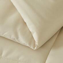 VOLTITO LEAF STORY 3pcs Ultra Soft Microfiber Comforter Sets, Queen Size Quilts Bedding Set With Pillow Shams, King Size Lightweight Quilts All Sizes, Soft Bed Coverlets For All Seasons, Modern Style Mattress, Squares Pattern Blankets - Màu kaki nhạt - Xem 4