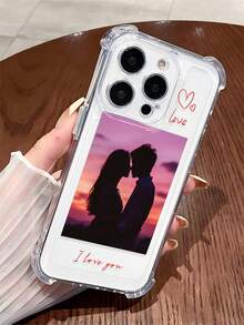 Customized Fashionable Personalized Photo Phone Case, Suitable For Couples, Anniversaries, Birthdays, Personal Portraits, Friendship, Pets, Compatible With A13, A14, A15, A16, A33, A34, A35, A52, A53, A54, A55, S20, S21, S22, S23, S24, S25 Ultra Plus, 11, 12, 13, 14, 15, 16 Pro Max