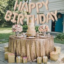 Happy Birthday Balloon Beige, 16 Inch Neutral Tan Self Inflating Happy Birthday Foil Balloon, Born Day Bunting Letter Balloons Men Women Bday Party Decorations Supplies - 裸體 - 查看 6