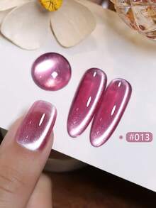 10ml Autumn Winter Nails New Ultra-Bright High Magnetic Powder Retro Ice Transparent Pink Blue Brown Red Glass Bead Cat Eye Gel Nail Polish Moonlight Porcelain White Cat Eye Phototherapy Nail Art Whitening Popular Gel For Nail Salon Home Diy Nail Supplies