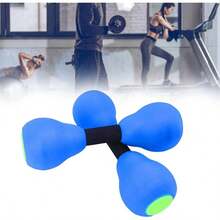 Juego de Mancuernas Deportivas, Mancuernas Acuticas para Mujeres, Construccin de Msculos Flotantes, Pesas de Agua de Secado Rpido, Aerbic Acutico, Fitness en la Piscina, Azul - Azul - Ver 5