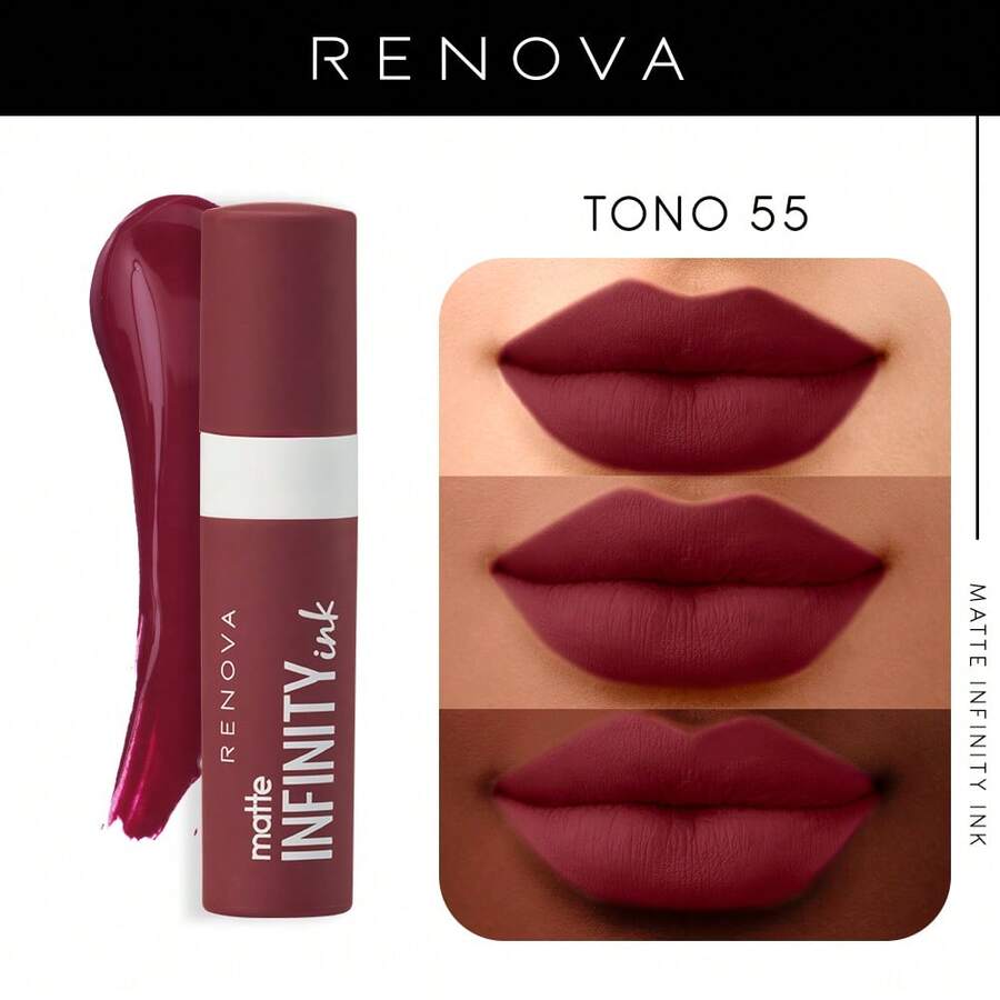 Matte Infinity Ink Renova Liquid Lipstick, 5ml - 55號音 - 查看 1