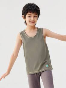 Balabala BalaOne Kids' Soft Brushed Inner Vest 2025 Fall/Winter, Easy Fit For Boys & Girls