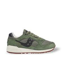 Saucony Shadow 5000 男女休闲运动鞋 轻便减震透气网眼鞋面缓震防滑柔软亲肤易清洁厚底拼色标志健身跑步街头旅行日常绿黑色 S70665-69 - 黑/綠 - 查看 3