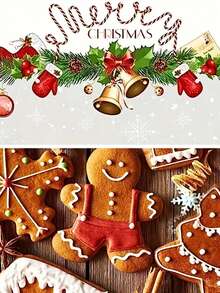 قوالب قطع بسكويت عيد الميلاد من الفولاذ المقاوم للصدأ، مجموعة من 6 قوالب بأشكال رجل زنجبيل، رجل ثلجي، نجمة ثلجية، شجرة عيد الميلاد، بابا نويل، قصبة السكر - أدوات خبز بموضوع عيد الميلاد، مجموعة أختام بسكويت عيد الميلاد - مثالية للخبز في فصل الشتاء والأعياد، ديكورات وهدايا حفلات عيد الميلاد، تذكارات حفلات عيد الميلاد، لوازم عيد الميلاد، مناسبة للبسكويت والكيك والفوندان والحلويات والمعجنات والفواكه - فضي - مشاهدة 3