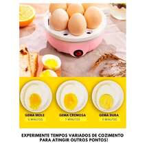 Cozedor de Ovos Elétrico Portátil Cozinha à Vapor 110V Multifuncional (5610)