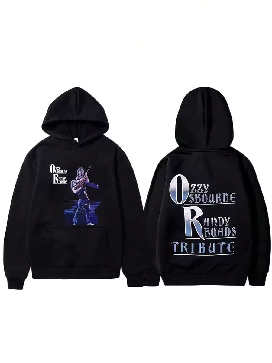 Limited Black Sabbaths Band Ozzys Osbourne Back To The Beginning Hoodie Men Women Vintage Heavy Metal Rock Oversized Sweatshirt - màu đen - Xem 1