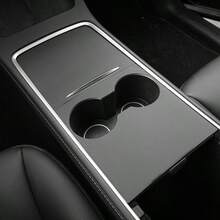 2 piezas Alfombrilla de consola central impermeable antideslizante con cubierta de silicona