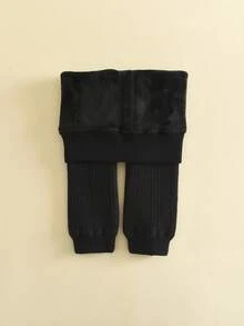 1件婴儿厚保暖柔软舒适打底裤，秋冬 - 彩色 - 查看 13