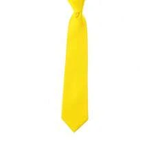 New Hot ! Solid Color Plain Classic Necktie Men's Tie,ZXCFTE - 49-檸檬黃 - 查看 2