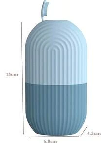 Roller Rodillo de Hielo para la Cara Agarre Antideslizante Rodillos de Hielo para la Cara Silicona Duradera Fácil Operación Molde de Hielo para Belleza Apriete (Azul) - Azul - Ver 2