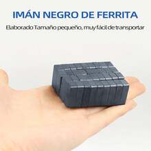 ¡Recomendado50 Imán de Ferrita Rectangular,Tamaño 20X10X5mm,fáciles de Transportar Imanes Potentes,Imanes magnéticos para Nevera,adecuados para pizarras Blancas, colocación de Herramientas, etc.¡Top de Temporada - 1 - Ver 4