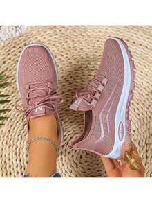 Women's New Soft Bottom Breathable Casual Sneakers, Non-Slip Thick Sole